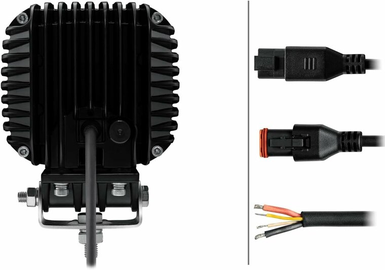 Hella S5000 2.0 LED Fernscheinwerfer 5000 lm + Weiß/Gelb Positionslicht