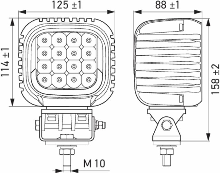 Hella S5000 2.0 LED Fernscheinwerfer 5000 lm + Weiß/Gelb Positionslicht