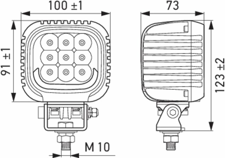 Hella S3000 2.0 LED Fernscheinrwerfer 3000 lm 12-24 V | 1GA 357 109-041