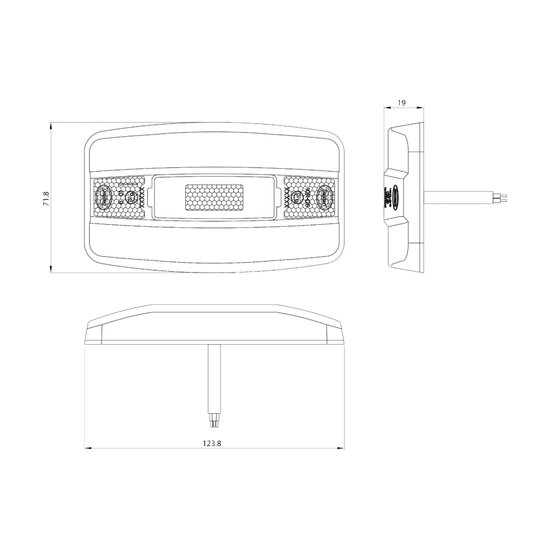 Dasteri LED Seitenrichtungsanzeiger DSL-237.05