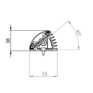 Dasteri LED Innenleuchte 11,7CM High Power 24V