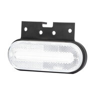 Fristom FT-070 B+K LED Positionsleuchte Wei&szlig; ADR mit Beugel