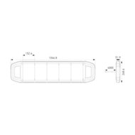 Hella LED Warnbalk 107cm 12/24V | 2RL 014 567-061