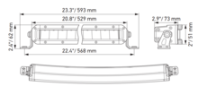 Hella Black Magic Curved LED Lightbar 20&quot; 51CM | 1FJ 358 196-501