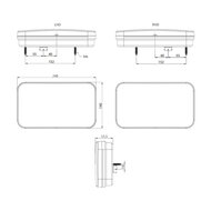 Fristom FT-370 LED R&uuml;ckleuchte Links 5-Funktionen Canbus 12V