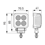 Hella LED R&uuml;ckfahrscheinwerfer TS1700 | Deutsch-DT | 2ZR 357 110-521
