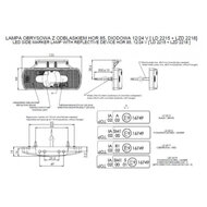 Horpol LED Positionsleuchte Wei&szlig; 12-24V LD 2219