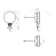 Fristom FT-410 LED R&uuml;ckfahrscheinwerfer Kabel