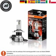 Osram H4 LED Hauptscheinwerfer 12V Motor Night Breaker LED Smart ECE-gepr&uuml;ft pro St&uuml;ck