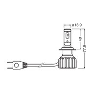 Osram H7 LED Hauptscheinwerfer 12V Set Night Breaker LED GEN2 ECE-gepr&uuml;ft