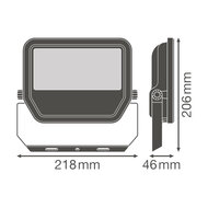 Ledvance FL 50 41W LED Fluter 230V Schwarz 6500K Kaltwei&szlig;