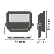 Ledvance FL 20 17W LED Fluter 230V Schwarz 4000K Neutralwei&szlig;