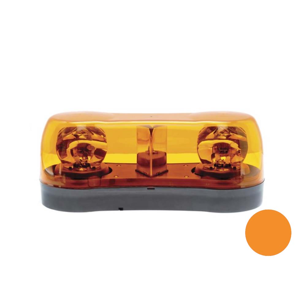Dasteri LED Rundumleuchte Mit Schrauben Montage Orange