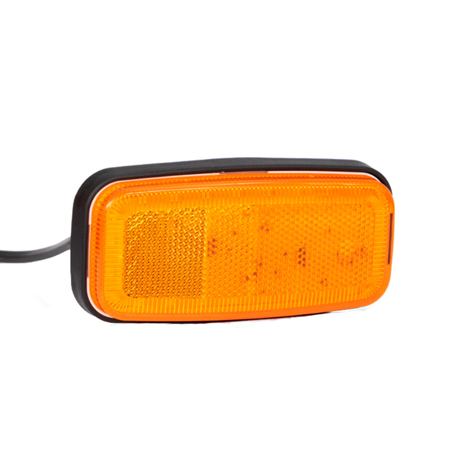 Fristom LED Positionsleuchte Orange + Reflektor FT-075 - FahrzeugLED
