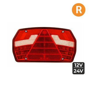 Dasteri Led Rückleuchte Rechts 6 Funktionen + Dynamisch Blinker