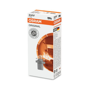 Osram Glühbirne 24V Original Line Grau B8.5d 10 Stück