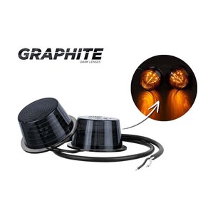 Horpol dänisch LED Begrenzungsleuchte Units Orange 2 Stück