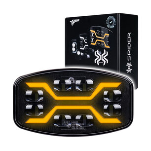 X-Spider LED-Strahler | Tagfahrlicht + LED-Blinker